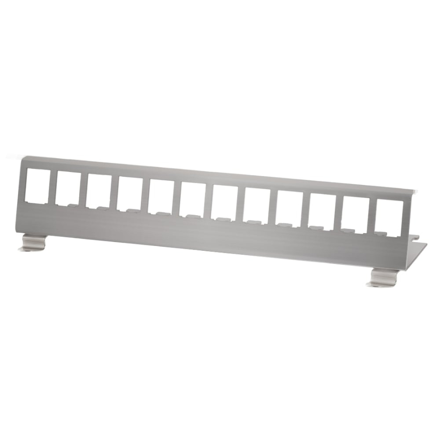 Adattatore per Modulo Keystone 12xRJ45 per Guida DIN